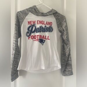New England Patriots Long Sleeve Tee - Size L (10/12)